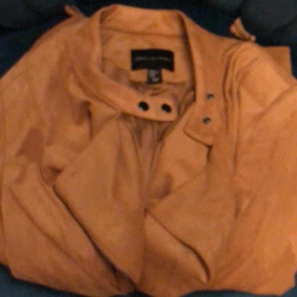 Ultra suede motor jacket